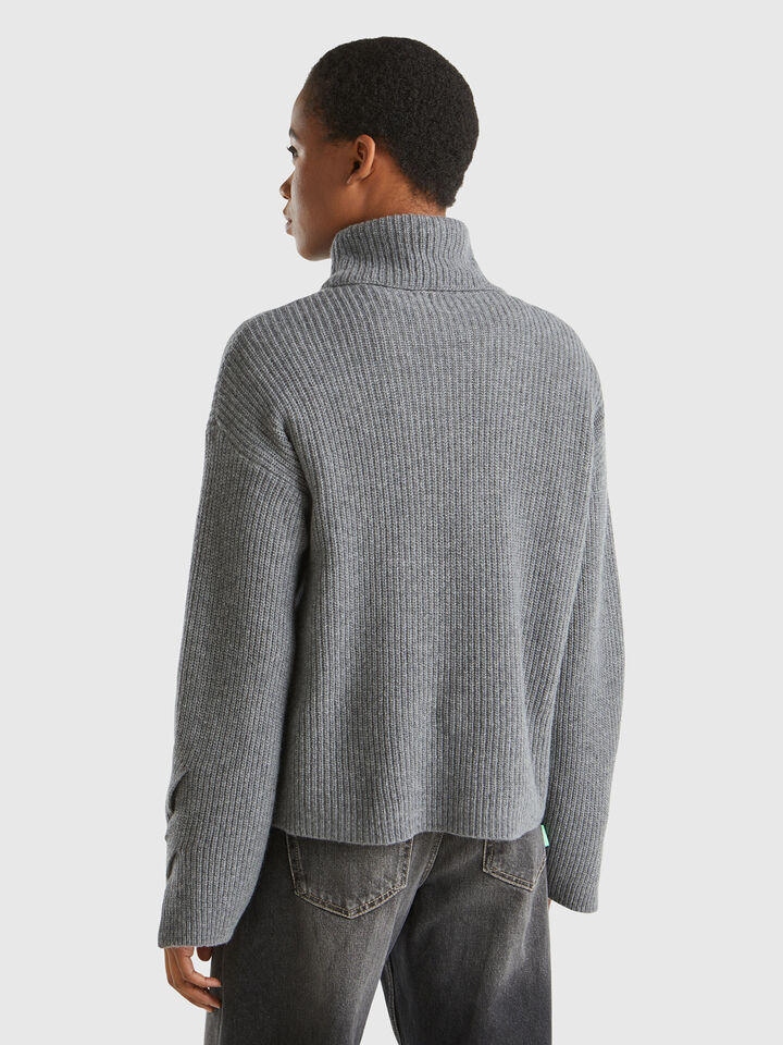 TURTLE NECK SWEATER Mujer image number 2